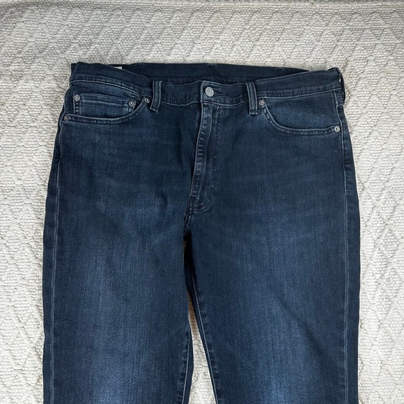 Levi's Premium Jeans 511 Mens 38x30 Dark Wash Straight Leg Denim Big E - Picture 7 of 16